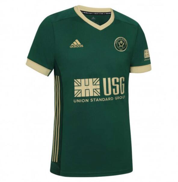 Sheffield United F.C. Third Away Green Soccer Jersey Shirt 2020/21